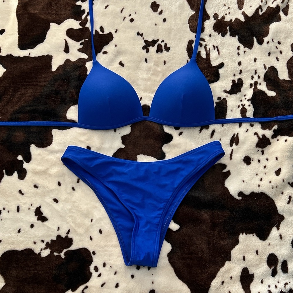 SHEIN Blue Bikini Set